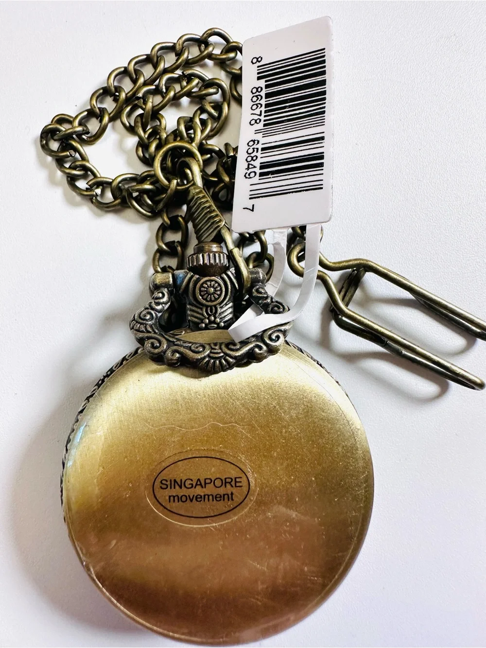 INVICTA NOCTURNAL Owl Pocket Watch w/Chain NWT/Box UNTESTED